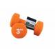 Set 2 Dumbells Neopreen Fitness Mad 3 kg