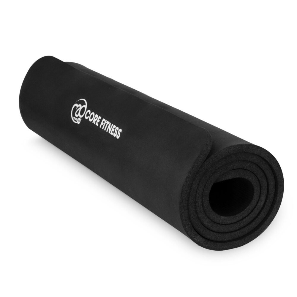Fitnessmat core zwart