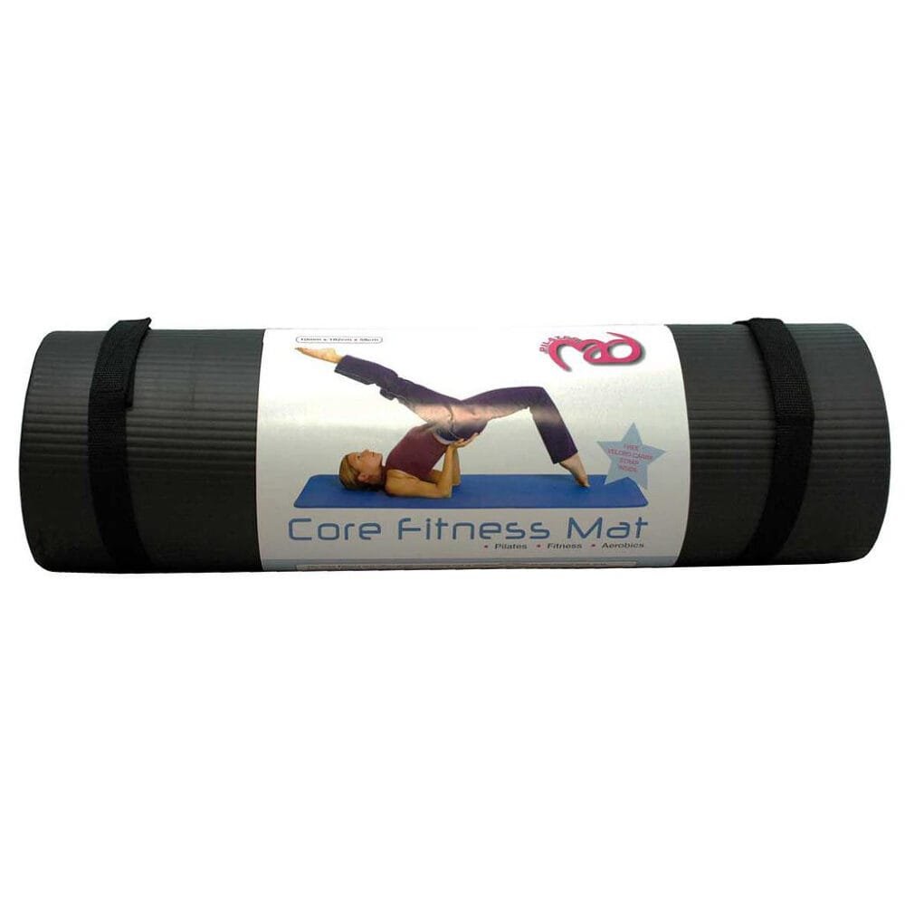Fitnessmat zwart 10mm dik