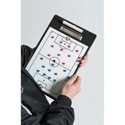 Coachbord voetbal met clip