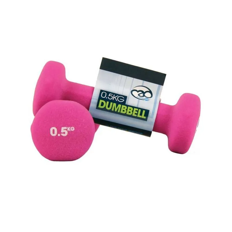 Set 2 Dumbells Neopreen Fitness Mad 0,5 kg