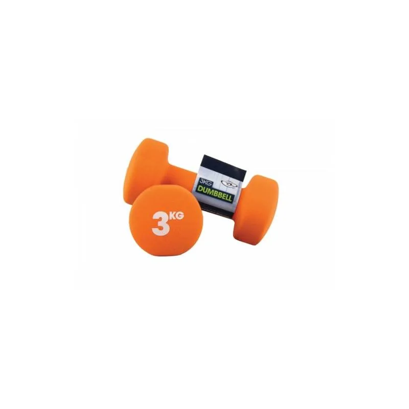 Set 2 Dumbells Neopreen Fitness Mad 3 kg