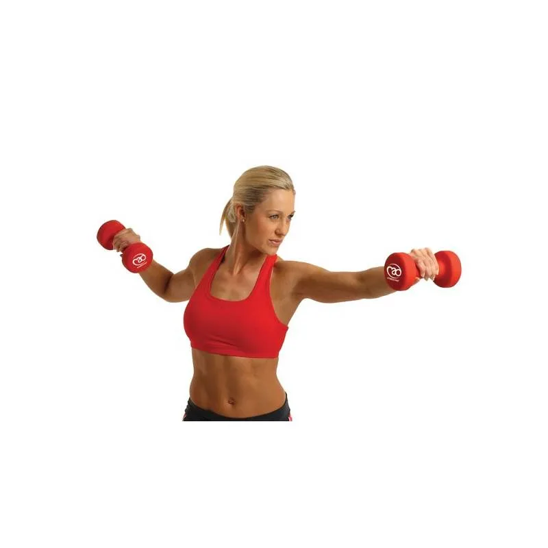 Set 2 Dumbells Neopreen Fitness Mad Oefening