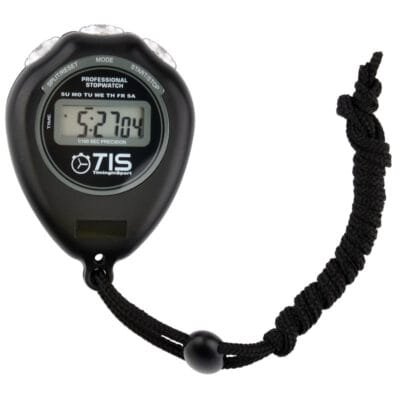 Stopwatch TIS018 zwart