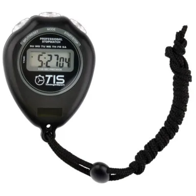 Stopwatch TIS018 zwart