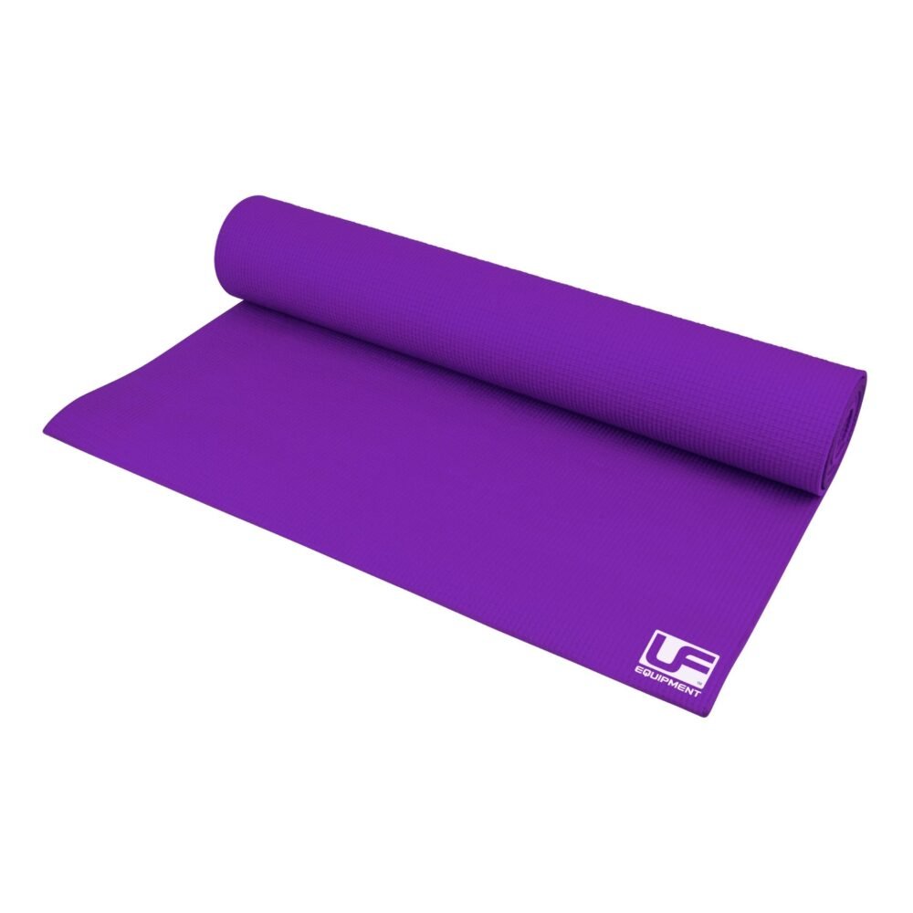 Yoga mat in de kleur paars