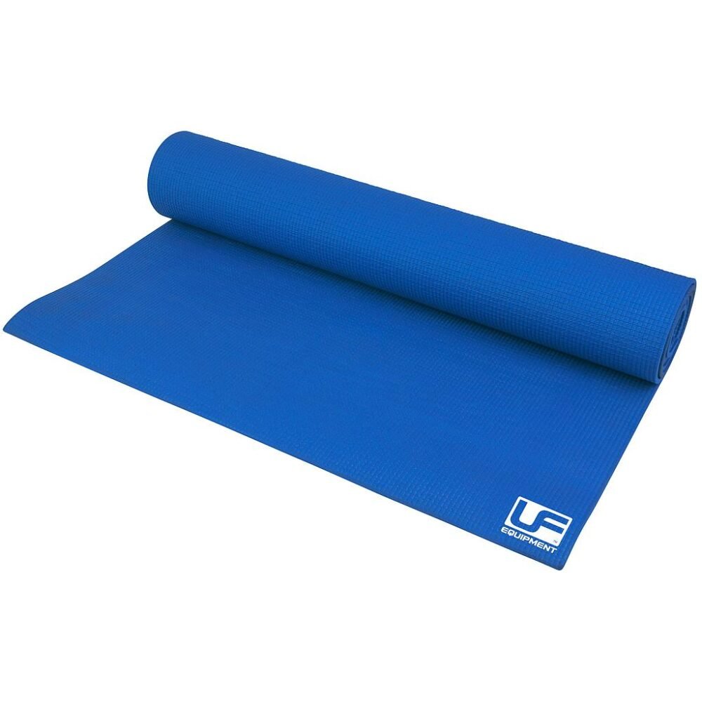 Yoga mat in de kleur blauw