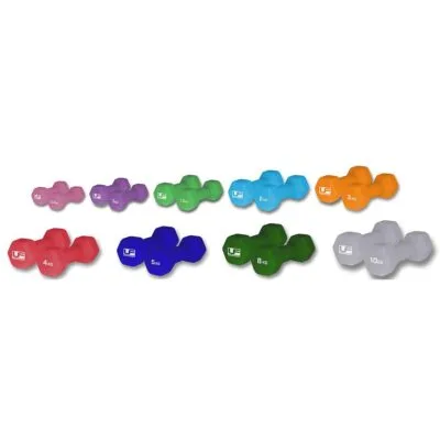 Dumbbell set neopreen
