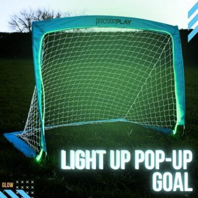 PrecisionPLAY Light Up Pop-up voetbaldoel - 122 x 92 x 92 centimeter - LED strip