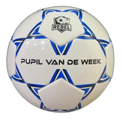 Pupil van de week voetbal blauw/wit