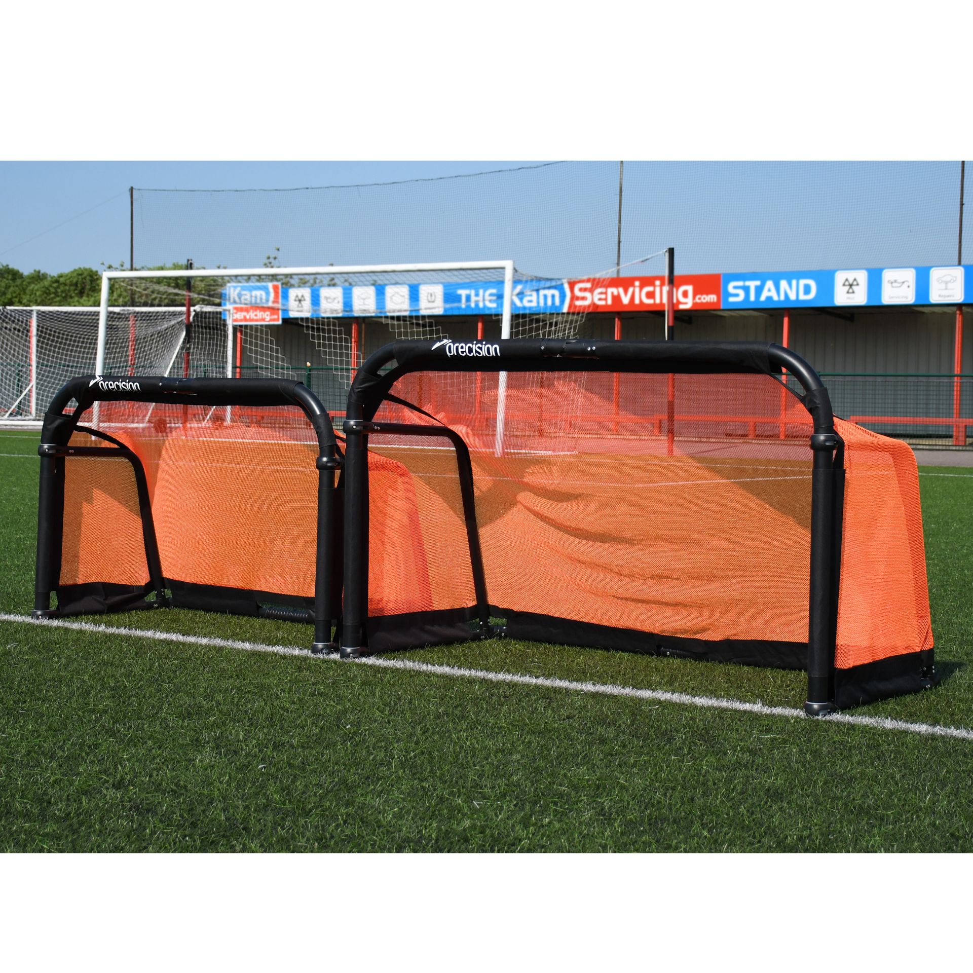 Precision Pro opvouwbaar aluminium voetbaldoel