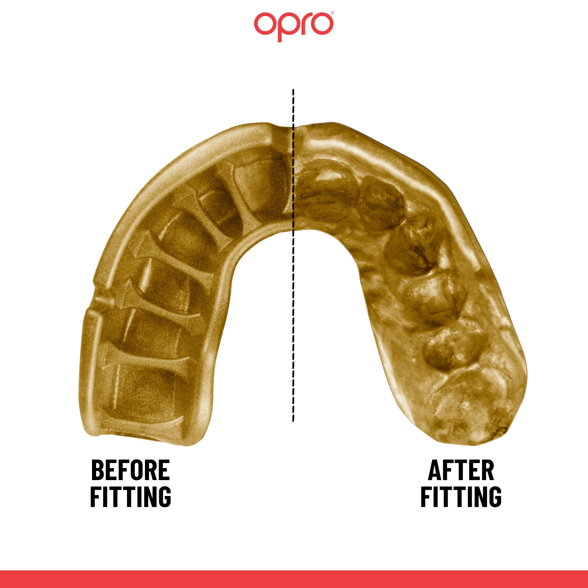 OPRO Gold Self-Fit hockeybitje - Afbeelding 2