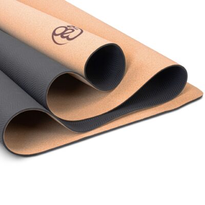 Yogamat gemaakt van kurk, 183cm x 61cm x 4mm