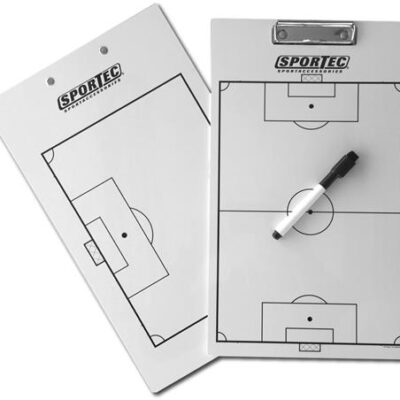 Coachbord met clip voetbal