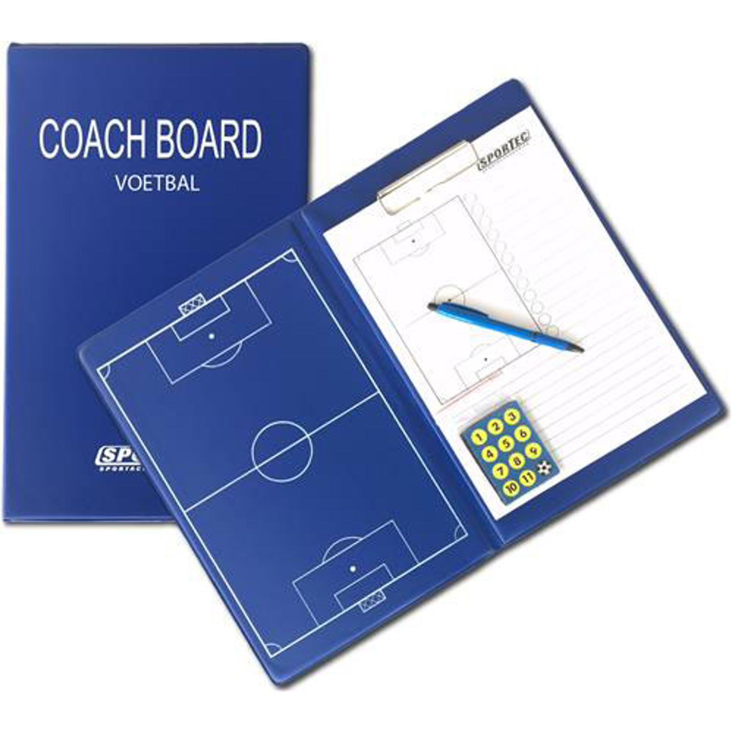 Magnetisch Coachmap met Clip voetbal